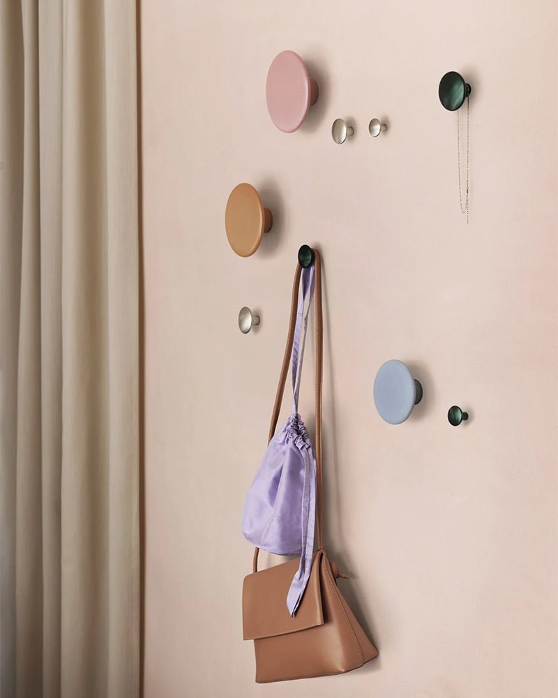 Dots - Orange oak hook - ø17